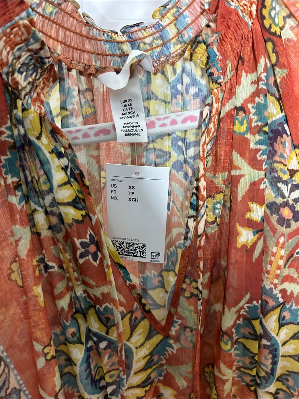 (size XS) NWT H&M oversized tunic dress - Picture 5 of 5